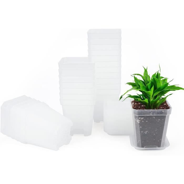 Buy M Taille Anthracite Urbi 37 Cm De Haut Pot De Fleurs Plastique Avec Doublure Interne, 7