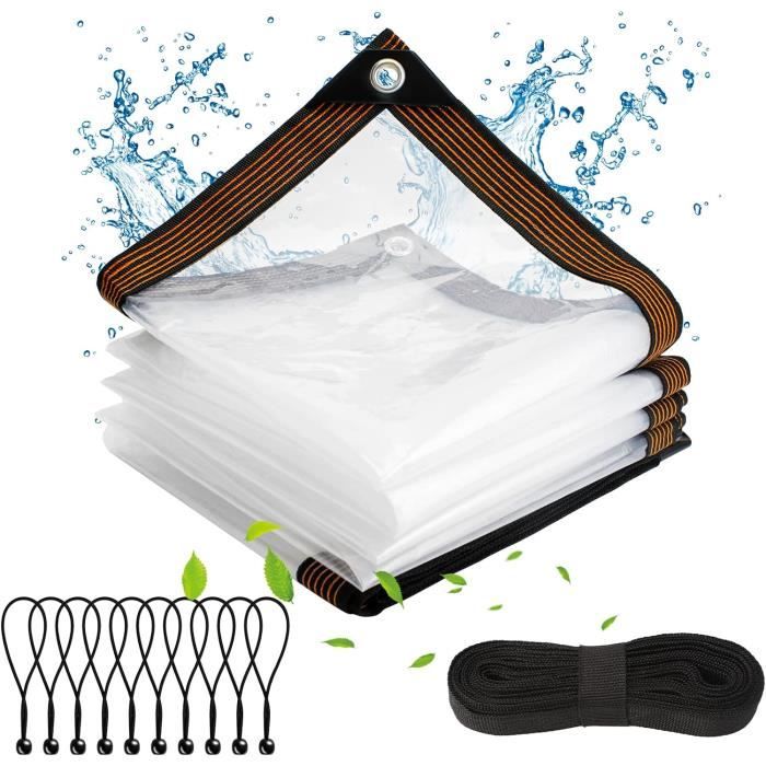Bâche Haute Pour Remorque Teodute - 210x114x90cm, PVC 600D, Imperméable, Bleu
