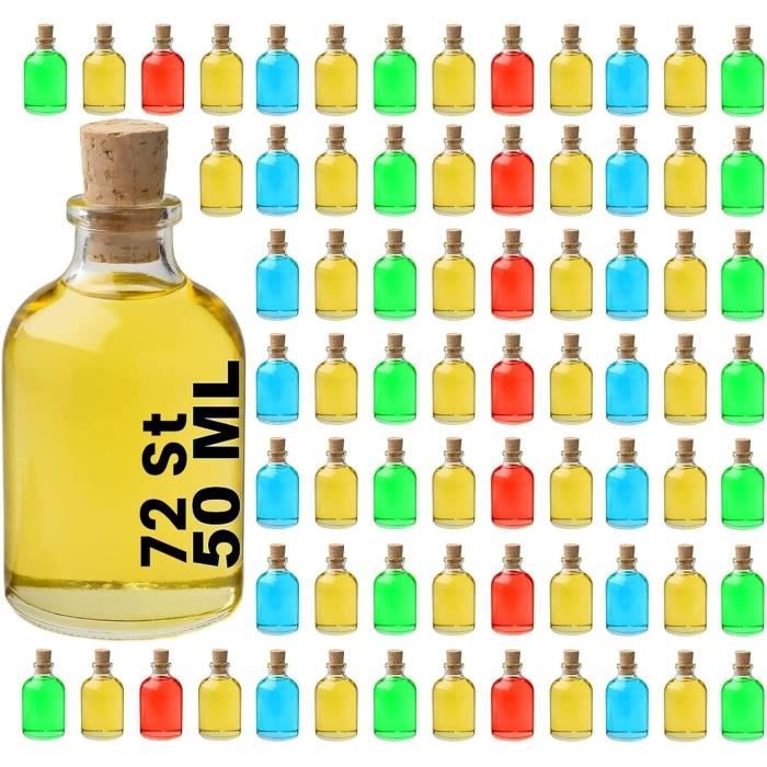 Mini Bouteilles En Verre Avec Bouchon En Liège Candy Bar