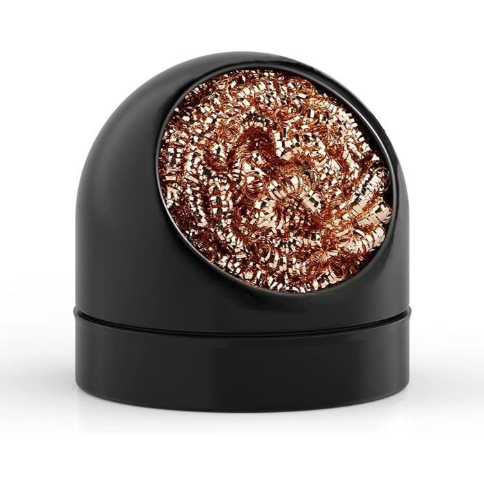 Duratool Support Fer à Souder Avec Boule Nettoyage Laiton - Stable Et Résistant à La Chaleur