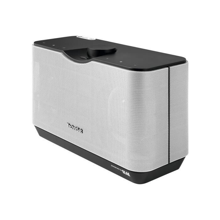 TechniSat AudioMaster MR2 - Haut-parleur - sans fil - Bluetooth, Wi-Fi - 60 Watt - noir, argenté(e)
