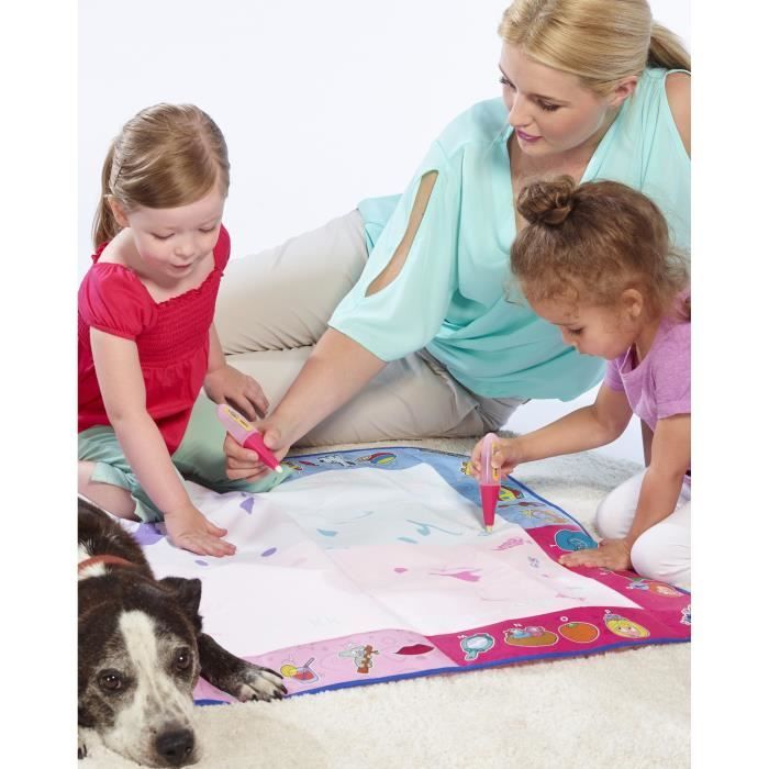 Tapis AQUADOODLE Classique pour Enfant - 4 Couleurs Rose - A partir de 18 mois - Intérieur