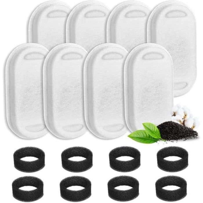 Lot De 8 Filtres En éponge Pour Fontaine à Eau - Filtre En Mousse