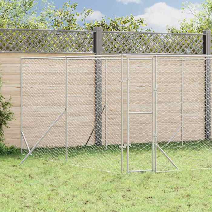 vidaXL Chenil d'extérieur 4x4x2