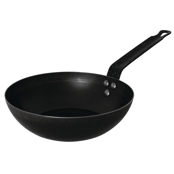wok en fer noir  280 mm - vogue