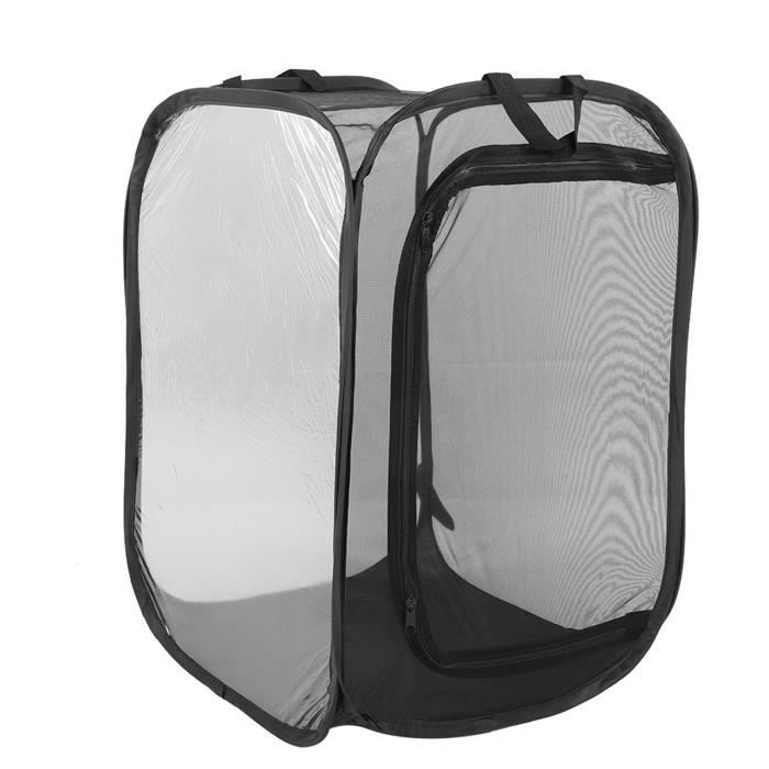 Cage à Insectes, Cage à Papillons, Coop d'Habitat Portable pour Insectes, Insectes Coop en Maille, pour l'Habitat des Hexapod, La Reproduction des Semis (40 * 40 * 60cm