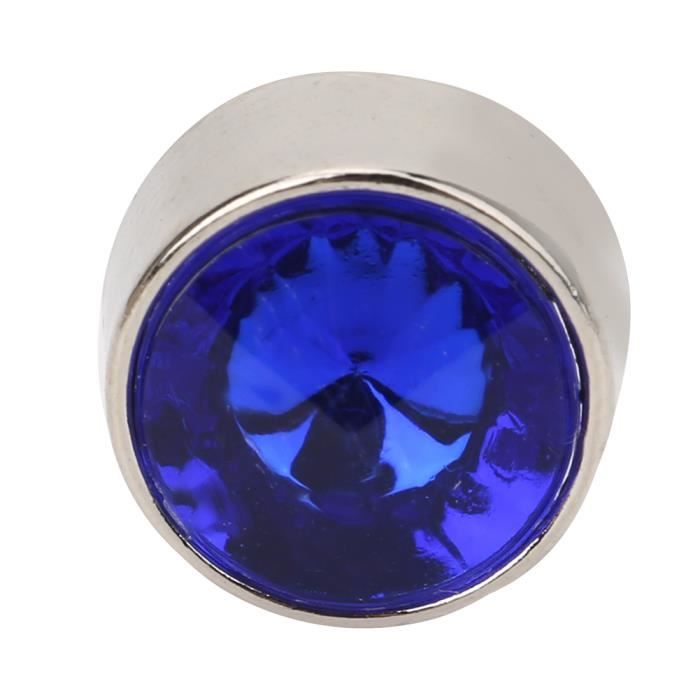60 Ensembles Rivets En Strass 10mm Bleu Clair - Rivets Cuir Pour Artisanat DIY, Vêtements Et Sacs