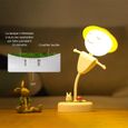 Veilleuse Enfant Veilleuse de Nuit,Petit Bonhomme Fonction de Temporisation avec manipulation tactile - Lampe de nuit-1