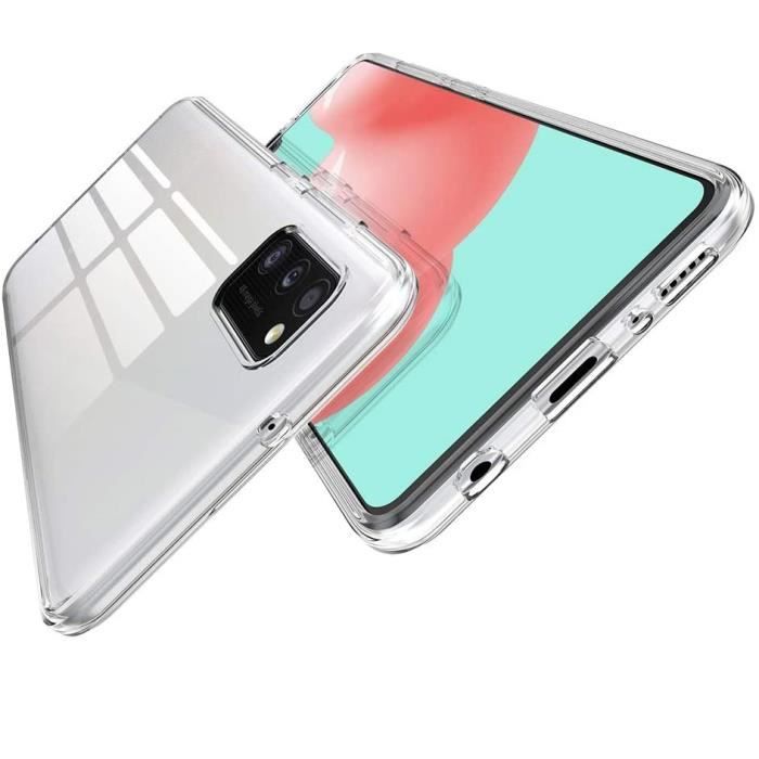 2 Pack Pour Samsung Galaxy A41 6.1 Film Verre Trempé [Couvir l'écran  Complèt] [sans Bulles] Protection- Protecteur Ecran Noir