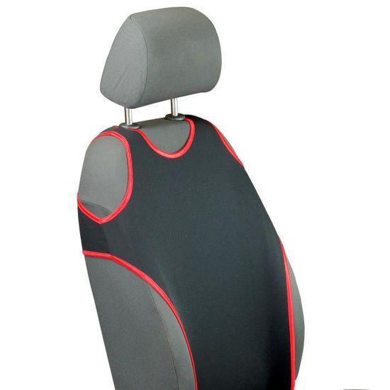 Housse Siège Auto Avant Confort Noir Pour Renault Twingo I (2001-2017) – 1 Pièce Avec Mousse Mémoire De Forme