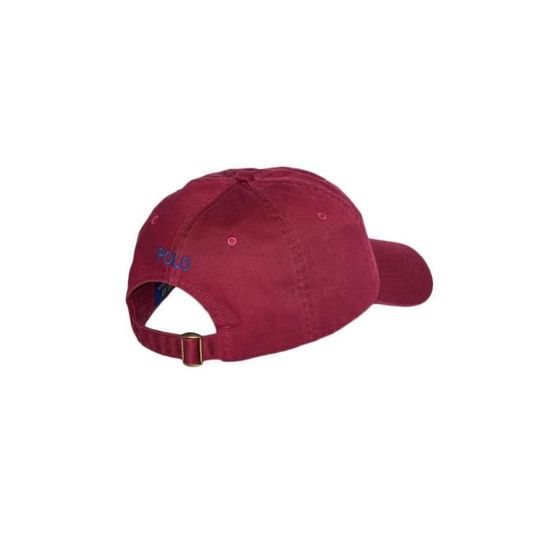 Casquette Ralph Lauren Rouge Bordeaux Pour Homme Taille Tu Cdiscount Pret A Porter