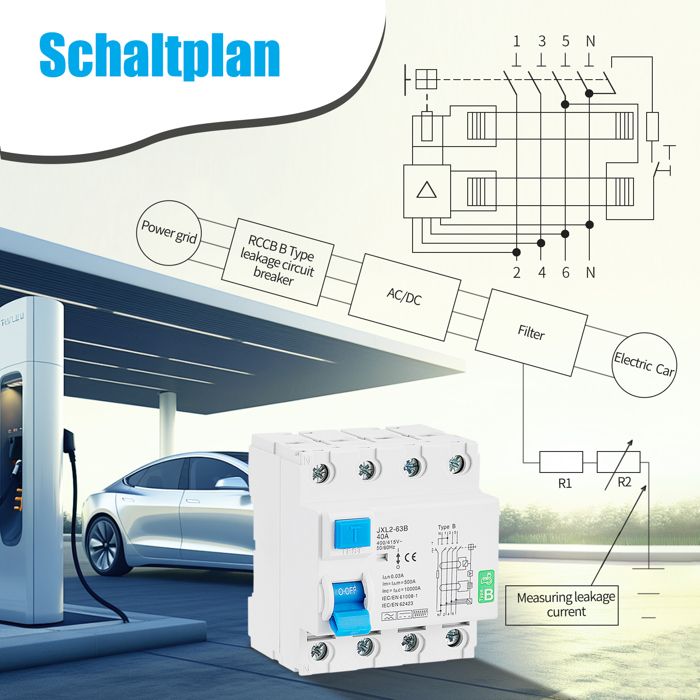Disjoncteur De Courant De Fuite, 2 Pôles – RB2-40030 – Showroom Solux