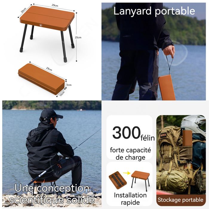 Chaise De Camping Pliable GUHAOOL , Chaise Pliante Portable Legere Avec Sac De Transport Charge Maximale 120kg Ultra Legere Cha Chaise Portable Légère