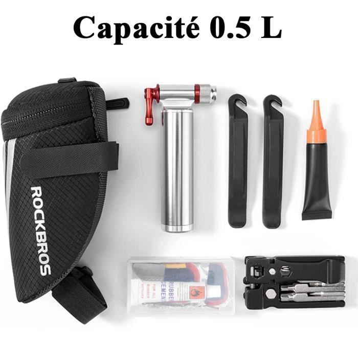 Compteur Velo ROCKBROS Sacoche De Selle Vu00e9lo Pochette VTT Rigide De Rangeent Arriu00e8re Sacoche Vtt