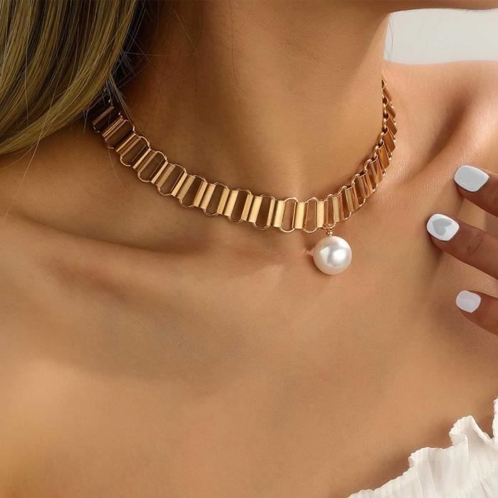 Collier rs du cou en or rose 18 crts vec dimnts de 3/4 crt et
