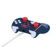 Manette filaire - KONIX - PSG - Nintendo Switch, Switch OLED, PC - Fonction vibration - Câble 3 m - Bleu, blanc et rouge-2