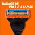 GILLETTE Rasoir Fusion5 Power - 3 lames-2