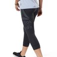 Legging de Running Reebok RC Lux 3/4 pour Femme - Noir Respirant - Parfait pour le CrossFit-2