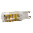 Ampoule LED G9 5 W, 51 x 2835 SMD 400 lm Remplace les ampoules halogènes 40 W, 220 V blanc chaud 3000 K, angle d'éclaira-2