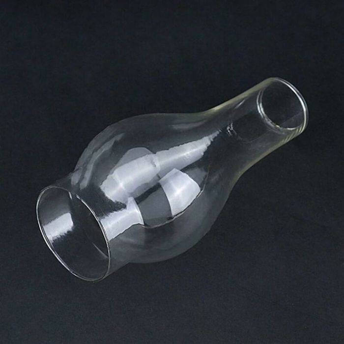 Verre Pour Lampe à Pétrole - Diamètre 150mm En Couleur Beige Champagne