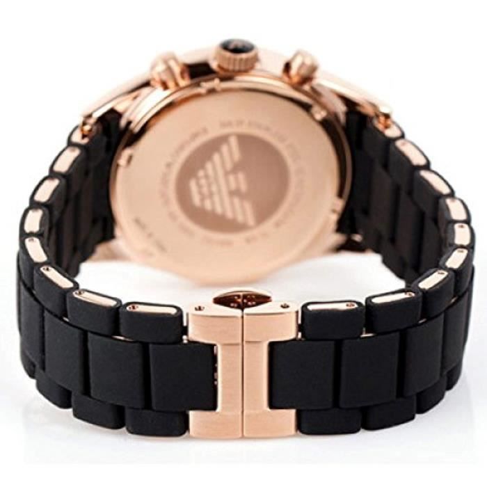 Emporio armani ar5905 black chronograph mens watch deals