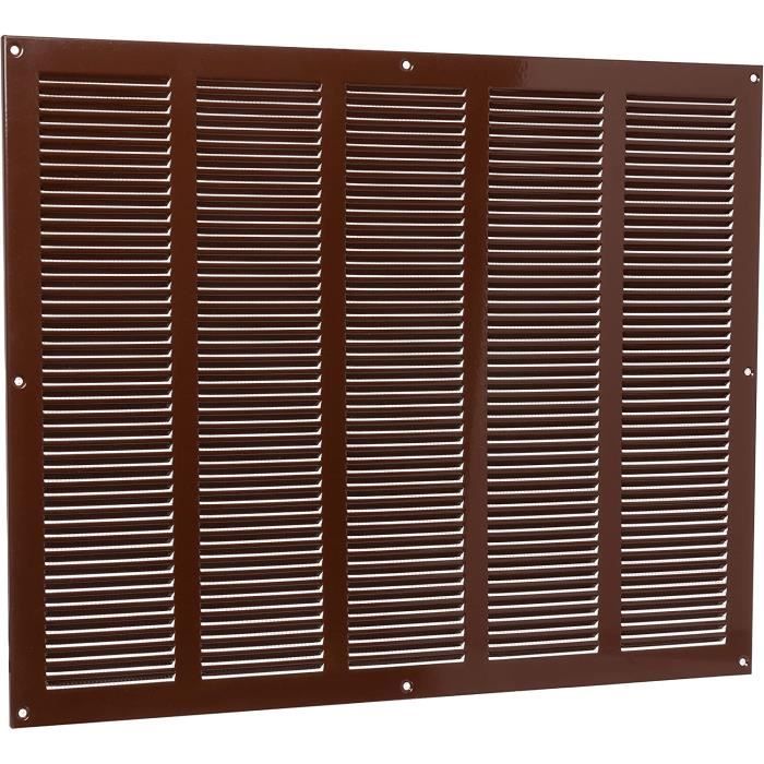 500x400mm Marron Métal Grille de Ventilation - Grille D'aération avec