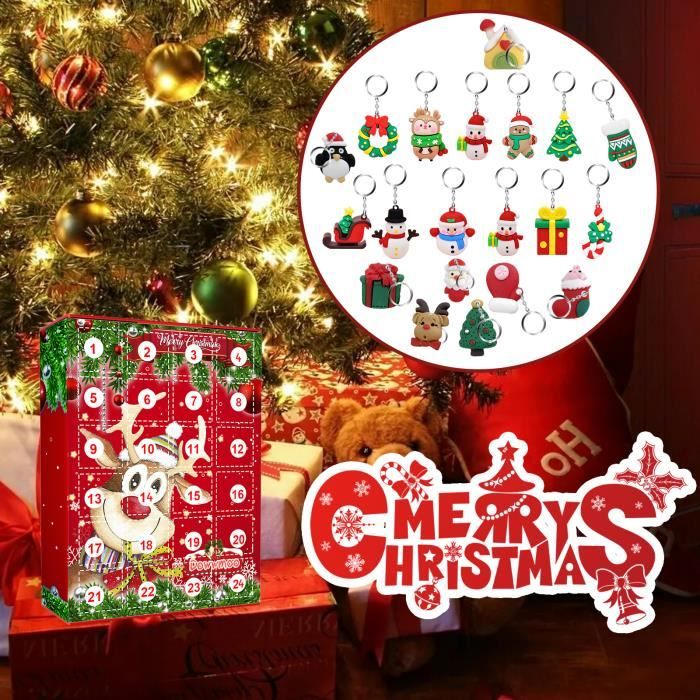 Calendrier De L'Avent 2024 Noël - 25 Jours Avec Décorations, Compte à Rebours Festif - 8