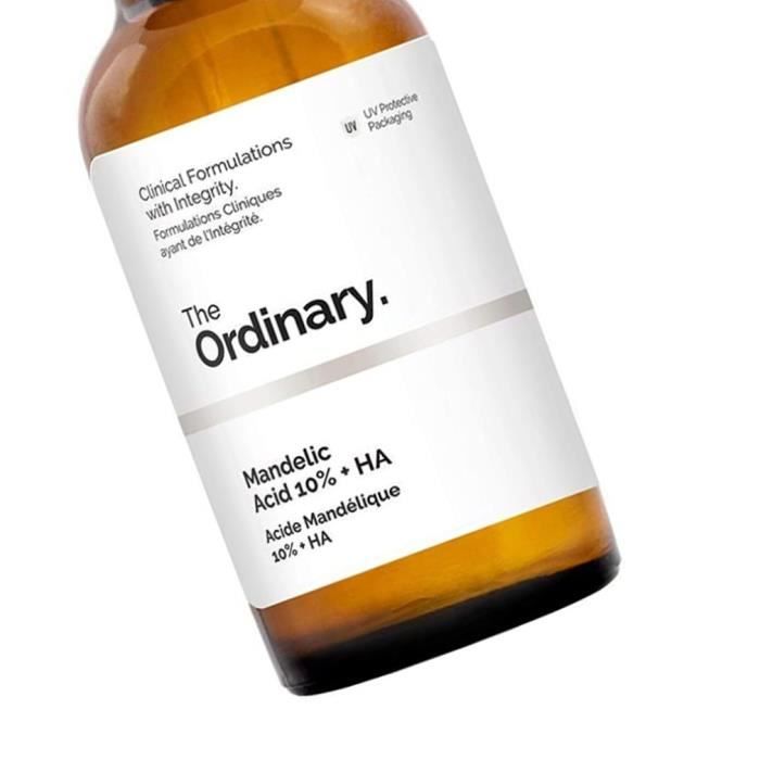The Ordinary Acide mandélique 10 + Ha Solution Essence acide de peau sujette aux imperfections