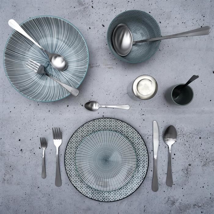 Coffret ménagère 24 couverts en inox Austin | Maisons du Monde