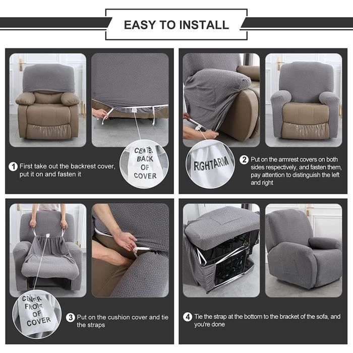 Surwin Housse de Fauteuil Extensible, Housse de Fauteuil Relax Inclinable Electrique avec Poche Latérale Housse Fauteuil Relax Electrique Doux Lavable (1 Place,Papillon Surwin Housse de Fauteuil Extensible, Housse de Fauteuil Relax Inclinable Electrique avec Poche Latérale Housse Fauteuil Relax Electrique Doux Lavable (1 Place,Papillon