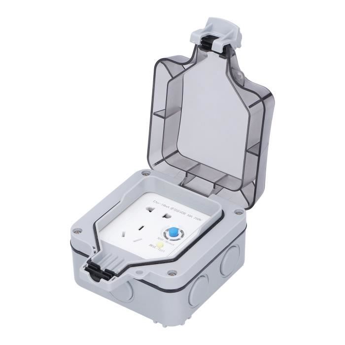 Lot De 2 Prises GFCI 16A – Disjoncteur RCD Antie Fuite, SODIAL, 6133417625048