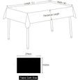 3D De noël Christmas Nappe de table Rectangulaire Anti Tache,Décoration de Table de Noël  152X274CM[708]-3