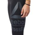 Legging de Running Reebok RC Lux 3/4 pour Femme - Noir Respirant - Parfait pour le CrossFit-3