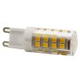 Ampoule LED G9 5 W, 51 x 2835 SMD 400 lm Remplace les ampoules halogènes 40 W, 220 V blanc chaud 3000 K, angle d'éclaira-3