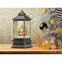 Lanterne à LED de Noël avec neige tourbillonnante Infactory Lanterne à LED de Noël avec neige tourbillonnante Infactory