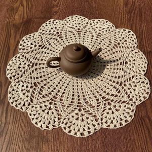 Lot De 2 Napperons Au Crochet Faits Main - Occasion En Bon état
