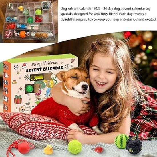 Calendrier De L’Avent Bouledogues Français 2025 – 24 Jours, 26 X 18 Cm, Déco Festive Pour Chiens Lovers, Table, étagère - 5