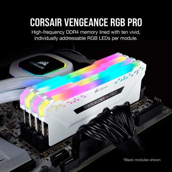 Mémoire RAM - CORSAIR - Vengeance RGB Pro Series DDR4 - 16GB 2x8GB