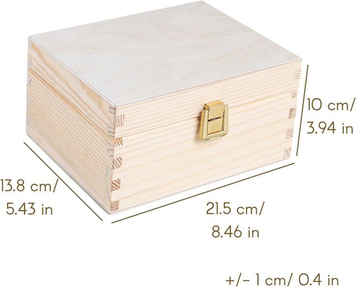 R-006 - Petit coffre en bois (Modèle livre) – R-USÉ