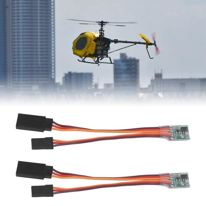 Lot De 5 Inverseurs De Signal Servo – ABS 5A – Compatible Avions RC Et Autres Servos – 3.6–24V