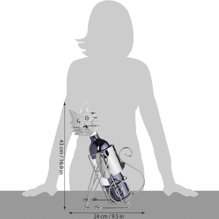 Kavolet Porte-Bouteille De Vin, Métal Casier à Vin Sax