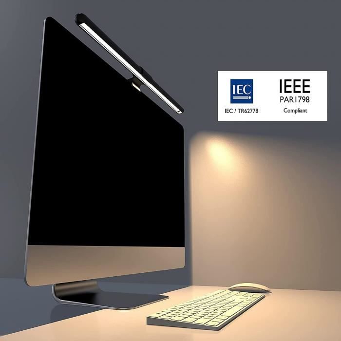 Lampe LED USB-C Multifonction - 8 Couleurs, Mode Respiration, Réglage Luminosité Et Direction, Capteur Automatique, Pour Voiture Et Bureau - 8