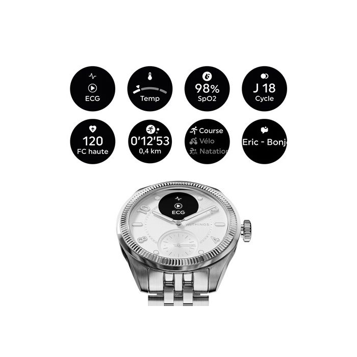 Apple Watch Serie 10 Montre Connectée Withings ScanWatch Nova