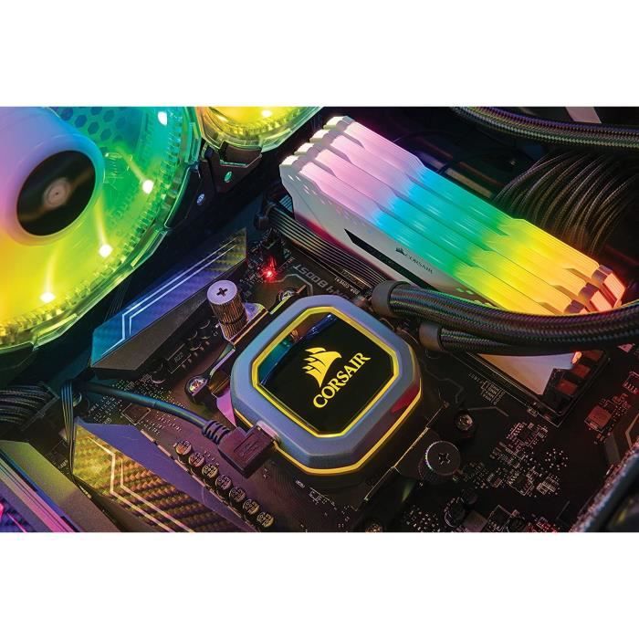 DDR4 Corsair Vengeance RGB PRO Noir - 32 Go (2 x 16 Go) 3600 MHz - CAS 18 -  DDR4 - Top Achat