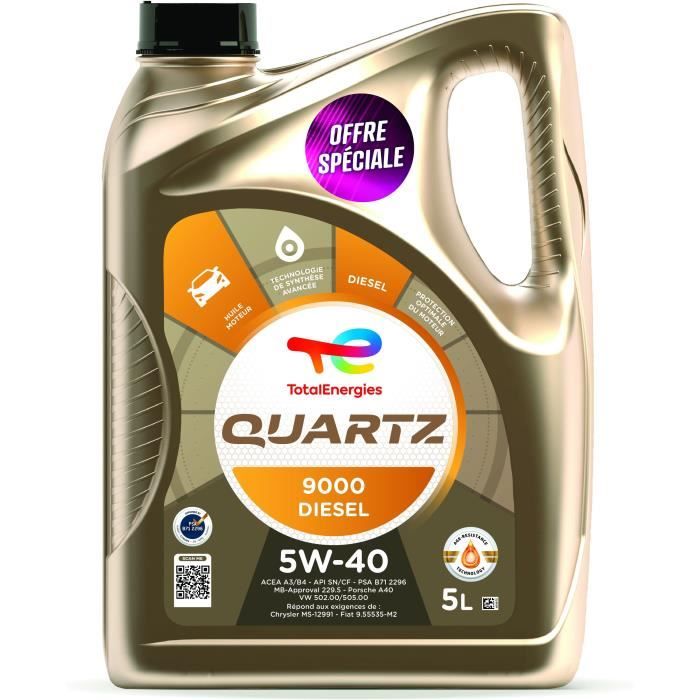 total-huile-moteur-5l-quartz-9000-diesel-5w40-cdiscount-auto