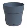 Pot - ARTEVASI - CAPRI - Large - Réserve d'eau - Bleu Ardoise - L49,5 x P49,5 x H47,2 cm-0