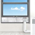 100CM Joint de fenetre pour Climatiseur Mobile,argenté100% occultant étanche,kit fenetre pour clim Mobiles