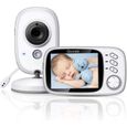HY34547-Govee Bébé Moniteur Sans fil Babyphone 3,2" Écran LCD Couleur Ecoute Bébé Vidéo avec Caméra Vision Nocturne Surveillance d-0