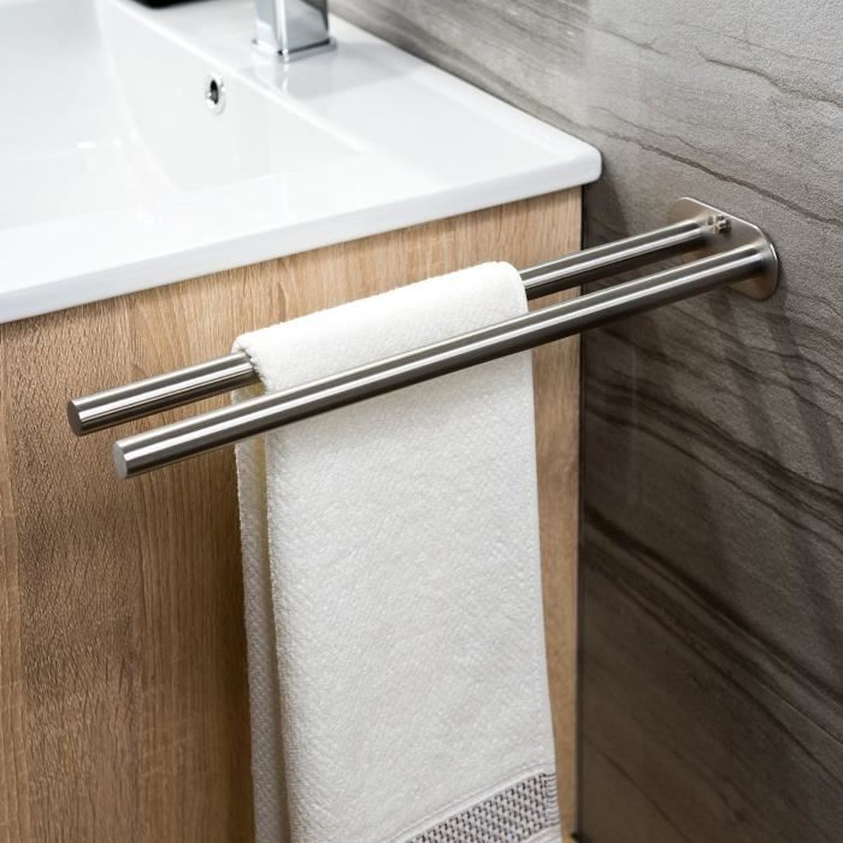 taille : 50cm 60cm 70cm 80cm 50cm tringle de rangement carrée/support ...