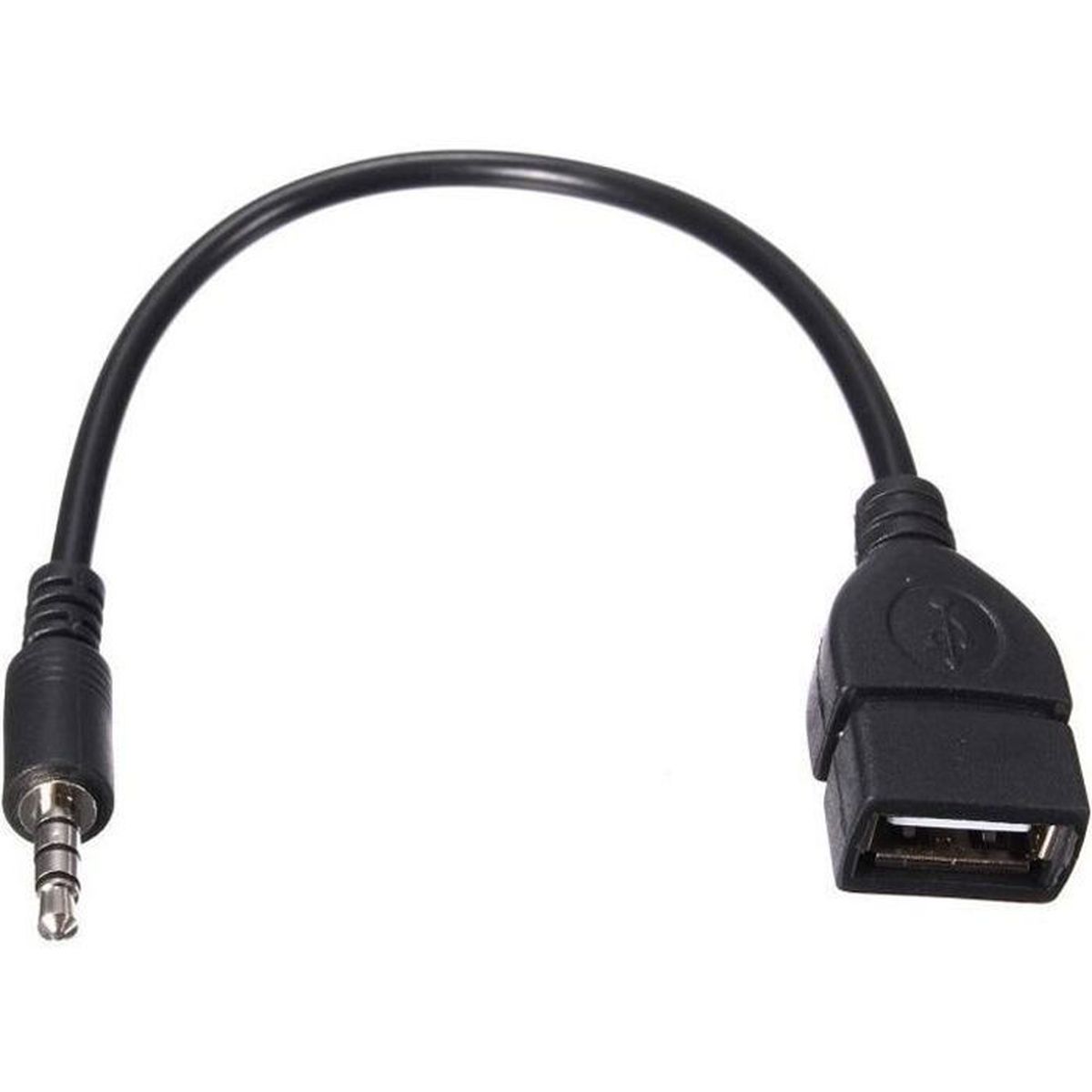 Prise Audio aux mâle 3,5 mm vers USB 2.0 Un adaptateur de câble femelle